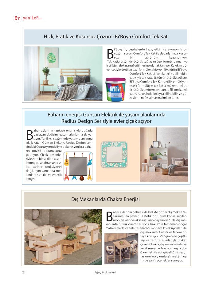 Ağaç Makineleri Dergisi En Yeniler