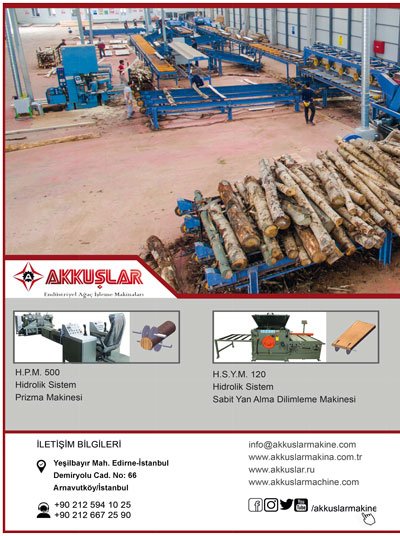 Ağaç Makineleri Dergisi Adresler İlanlar-Akkuşlar