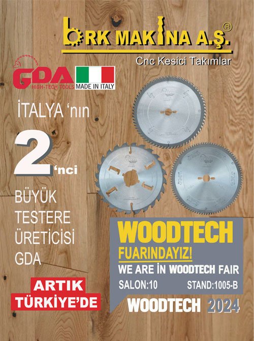 Ağaç Makineleri Dergisi Adresler İlanlar-BRK Makina